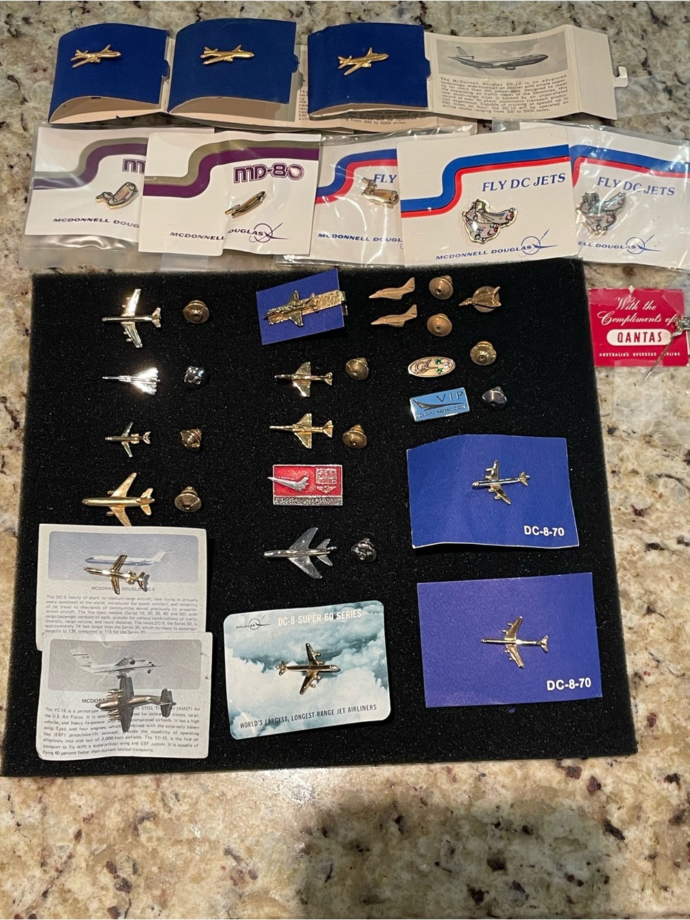 Vintage Aircraft Lapel Pins